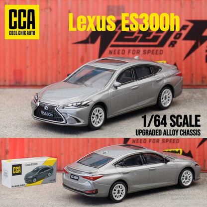 1/64 Leuxs ES300h Carrinho Modelo CCA MSZ 1:64 Veículo Fundido Miniatura Rodas Livres Coleção Adequado para Hot Wheels Presente Criança