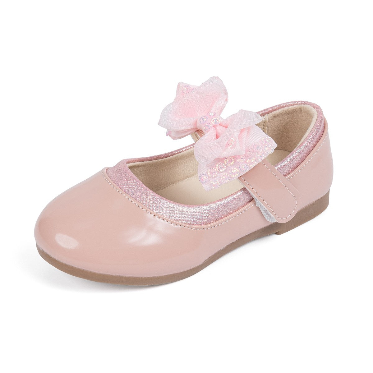 Fashion Children's Flat Shoes Non-slip PU Leather Shoes 3-colors Comfortable Wear-resistant All-season Mary Jane Princess Shoes