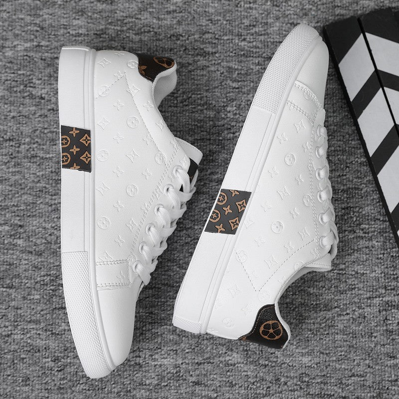 Brand Men Leather High-Top Skateboarding Shoes Men's Sneakers Male Flats Non-Slip Sport Shoes Zapatillas Hombre Mens Footwear