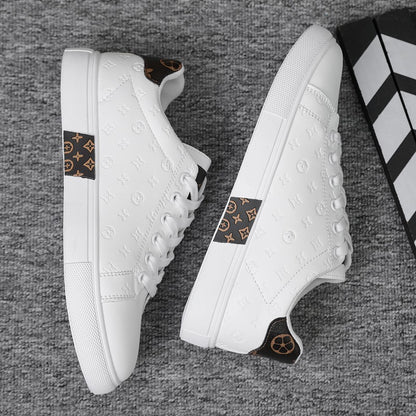 Brand Men Leather High-Top Skateboarding Shoes Men's Sneakers Male Flats Non-Slip Sport Shoes Zapatillas Hombre Mens Footwear