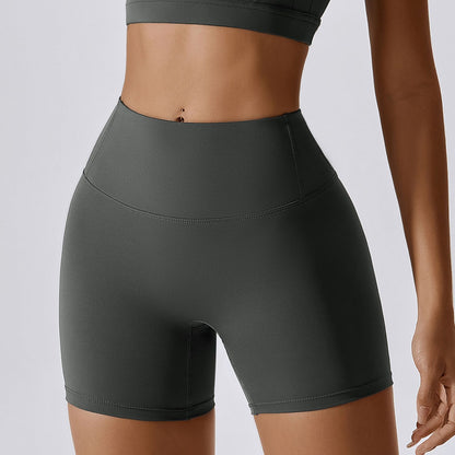 SWELTERING Gym Fitness Shorts Running Cycling Sports Shorts Breathable Workout Short Leggings High Waist Fitness Yoga Shorts