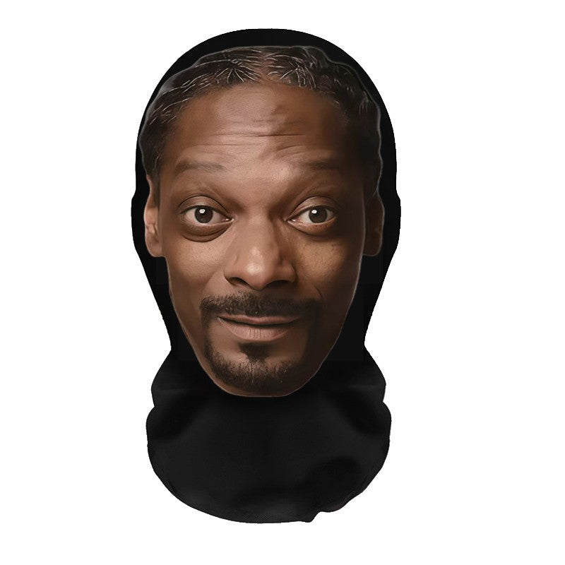 Full Face Mask for Halloween Cosplay Party Balaclava with Celebrity Face Mesh Visualized Elastic Headwear Christmas Gifts
