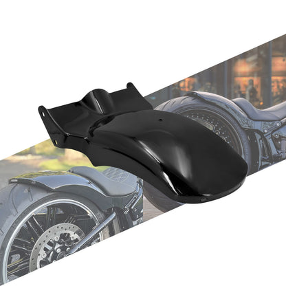 Motorcycle Rear Fender Mudguard Cover With LED Turn Signal Brake Light For Harley Softail Breakout Fat Boy FXDR 2018-2023