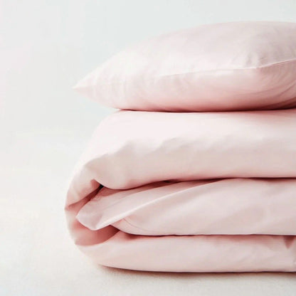 3pcs Lyocell Bamboo Fiber Duvet Cover Set,Luxury Solid Summer Silky Cooling Bedding Set(no Sheet),Single Quilt Cover+Pillowcases