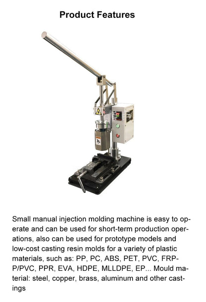 Vertical Small Manual Injection Molding Machine Desktop Plastic Molding Machine Injection Molding Machine for PVC PP PE ABS