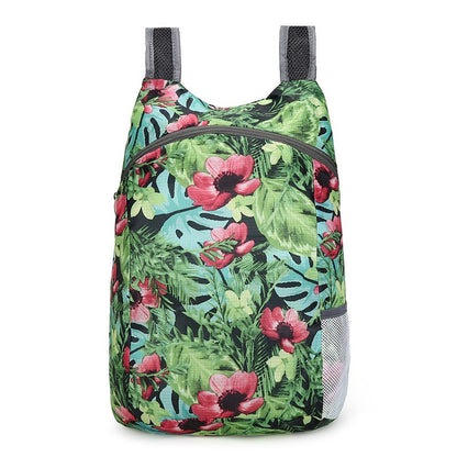 Bolsa esportiva leve para exterior mochila impermeável resistente ao desgaste mochila de viagem mochila dobrável pequena mochila de armazenamento