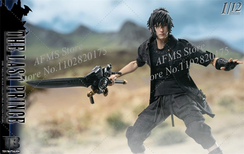 TOYS BATTALION TB019 Escala 1/12 Figura Colecionável O Último Príncipe Anime Dolls Noctis Lucis Caelum 6" Boneco Soldado Masculino