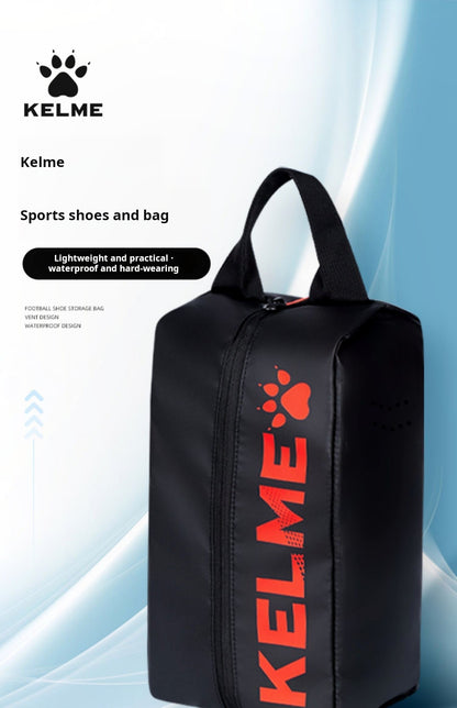 Bolsa de Treino de Futebol Kelme, Grande Capacidade, Armazenamento para Chuteiras, Bolsa de Corrida Esportiva ao Ar Livre, Bolsa de Mão, Impermeável