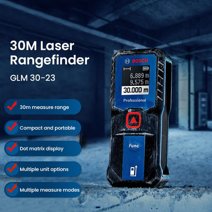 Medidor de Distância a Laser Bosch Trena a Laser Medidor a Laser Profissional Medidor de Distância Ótico Preciso 30-50m Equipamento de Pesquisa