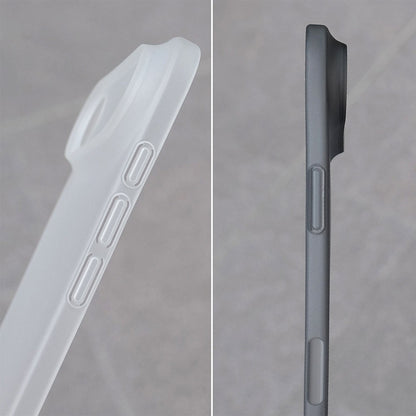 Capa Dura Ultrafina 0,3mm Para iPhone Air 17 16 Pro Max Plus 16E Translúcida Fosca Preta Fina PP Para iPhone17ProMax 16Pro
