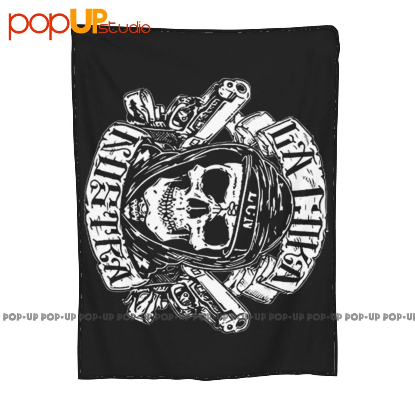 La Coka Nostra Skull Logo Hip Hop Band Manta Ultra Macia Colcha Inverno Capa de Sofá Capas de Cama