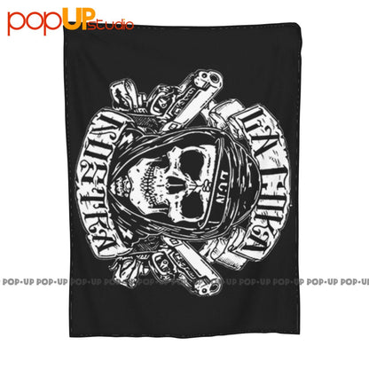 La Coka Nostra Skull Logo Hip Hop Band Manta Ultra Macia Colcha Inverno Capa de Sofá Capas de Cama