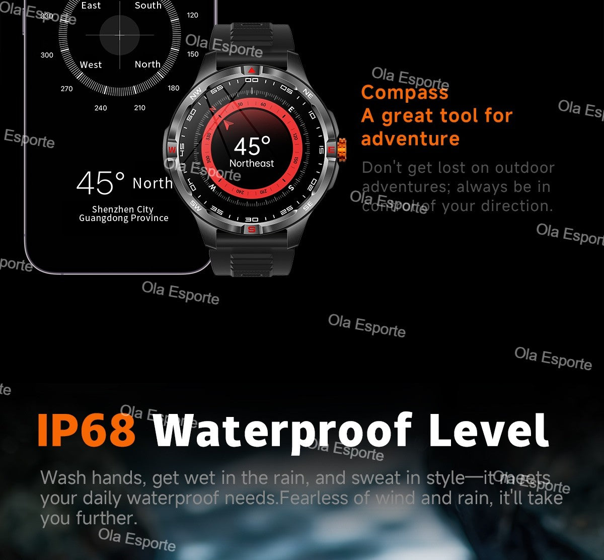 T-Rex 3 Military 1000mAh Battery Smart Watch 10ATM Waterproof GPS Track Compassr Bluetooth Call AMOLED Men Swim Sport Smartwatch