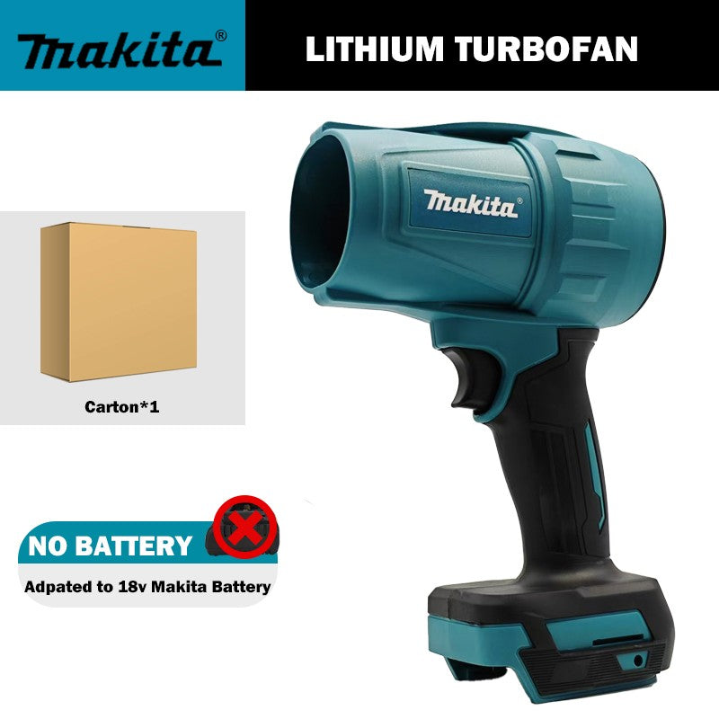 Soprador Violento Makita 18V 30000RPM Soprador de ar Elétrico Turbo Jato de Vento Recarregável (sem bateria)