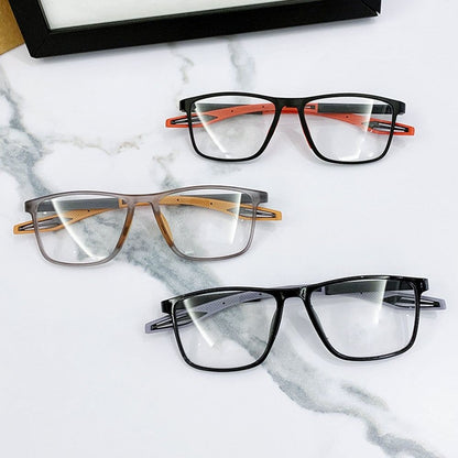 Unisex Ultralight Silicone TR Sports Myopia Glasses Anti Blue Light Men Basketball Anti-Shedding Eyewear Prescription Eyeglasses