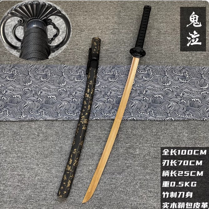 Quality Rosewood Blade Japanese Samurai Katana Sword Wooden Saya Fit Exercise Training Cosplay Props Unsharp