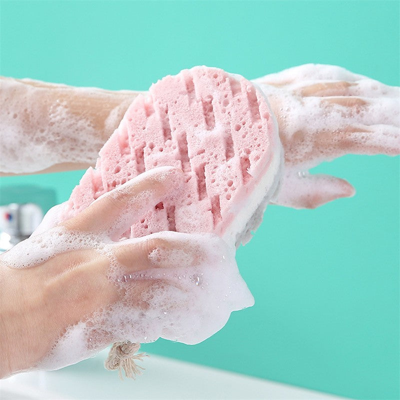 Sponge Bath Ball Shower Rub For Whole Body Exfoliation Massage Brush Scrubber Body Brush Sponge Brush Bathroom 1/2/3PCS