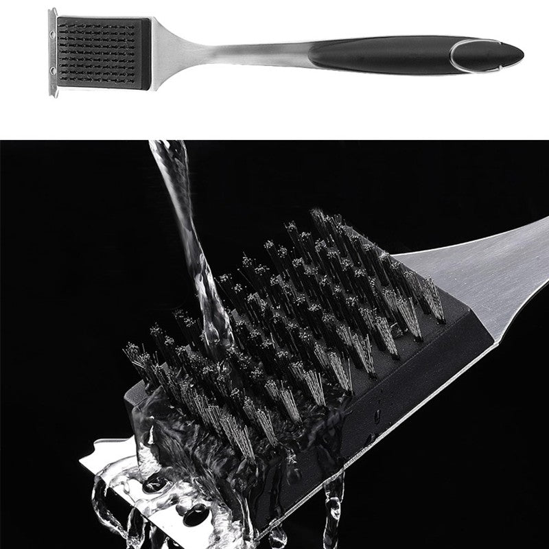 Stainless Steel Barbecue Tool Set Frying Pan Accessory Set Multifunctional Outdoor Barbecue Camping Cooking grill utensils set