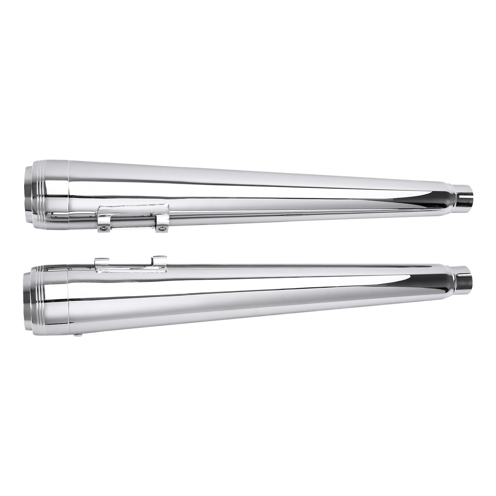 Motorcycle 4" Slip-on Mufflers Exhaust Pipes For Harley Touring Electra Street Glide 1995-2016