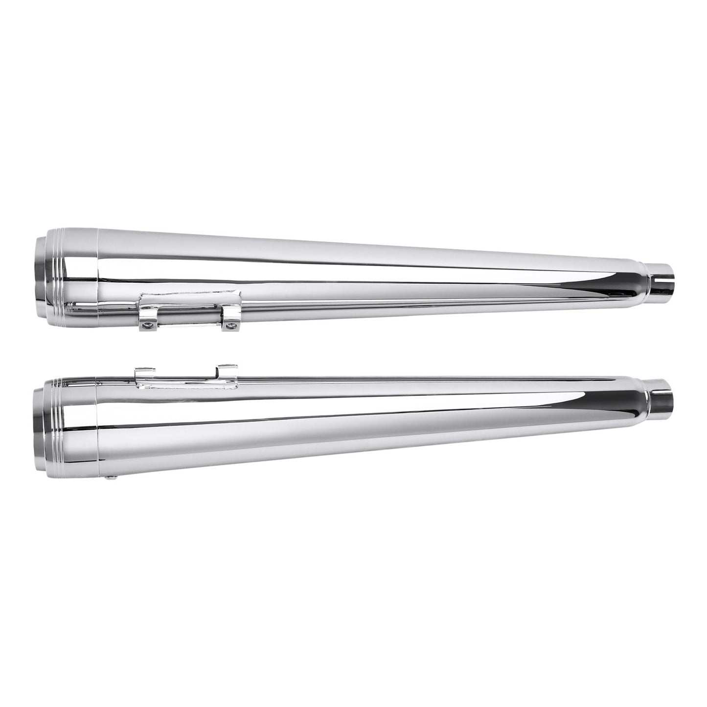 Motorcycle 4" Slip-on Mufflers Exhaust Pipes For Harley Touring Electra Street Glide 1995-2016