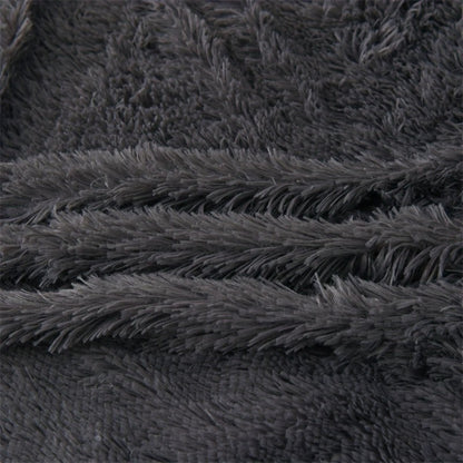 3PC Solid Plush Duvet Cover Comfortable Bedding 1 Duvet cover 2 Pillowcases Soft And Skin Friendly No Filling Four Seasons