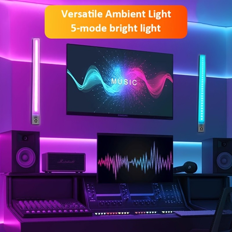 RGB Cabinet Light USB Type-C Rechargeable Light Motion Sensor Led Lamp for Kitchen Wardrobe Cabinet Lighting