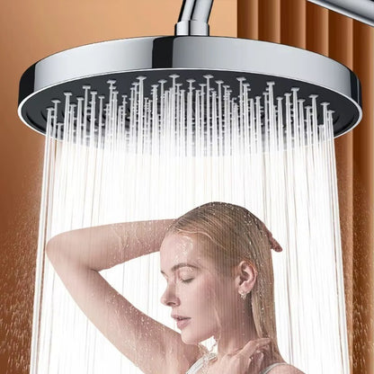 25cm Top Spray Large Water Volume Booster Shower Head Pressurized Single Head Home Bathroom Shower Head