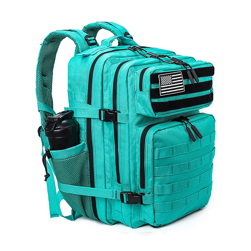 LHI Mochila Tática 45L/35L/25L para Homens e Mulheres, À Prova D'Água, Bolsa de Ginástica para Atletas, Mochila de Viagem para Caminhada ao Ar Livre com Porta-Garrafas