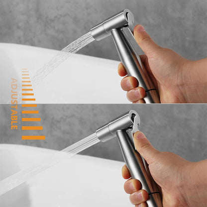 Handheld Toilet Bidet Sprayer Set Kit Stainless Steel Hand Bidet faucet for Bathroom Hand Sprayer Shower Head Self Cleaning