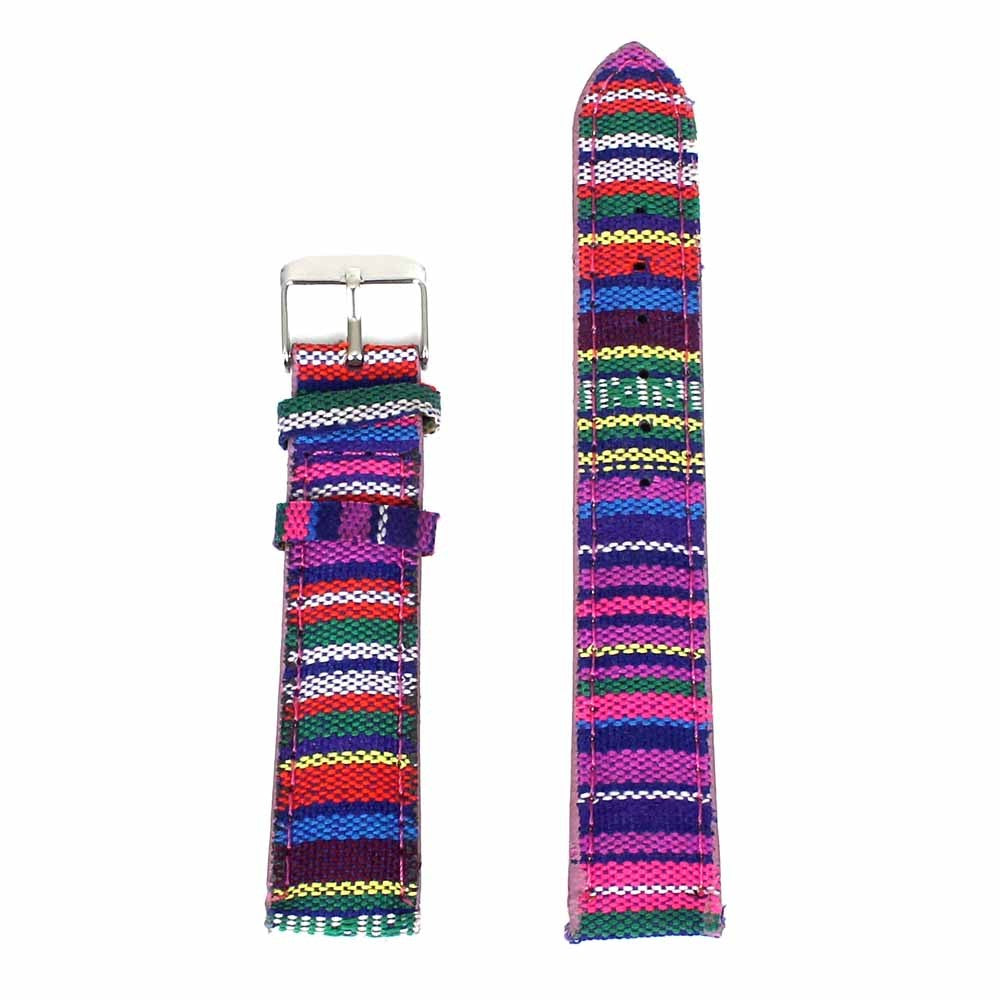 Running Horse Print Animal Unicorn Horses Fashion Men Women Stripes Denim Cloth Canvas Band Sport Quartz Watch