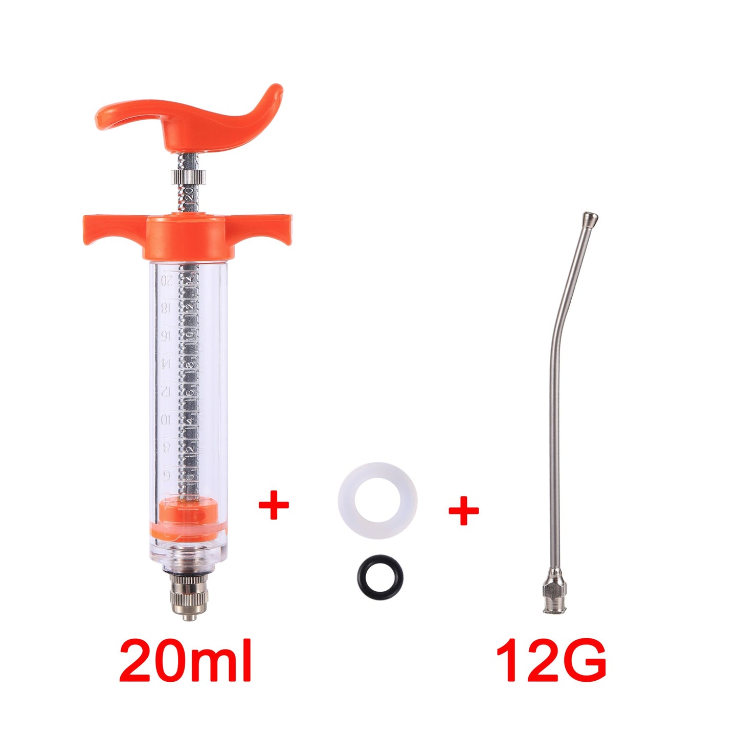 Seringa de Alimentação de Papagaios de Alta Qualidade 10ml 20ml  Seringa Alimentadora de Pássaros Papagaios  Seringa de Leite para Alimentador de Pássaros Agulha Alimentadora de Animais de Estimação