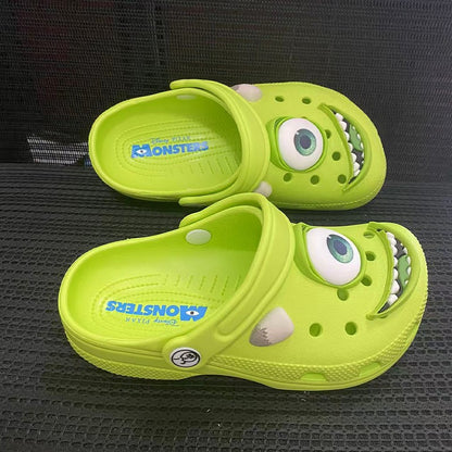 Disney Mcqueens Pixar Desenho Animado Chinelos Impermeáveis Sólidos Sandálias de Buraco Sandálias de Praia ao Ar Livre Sandálias Casuais Respiráveis Sapatos de EVA Adulto Presente