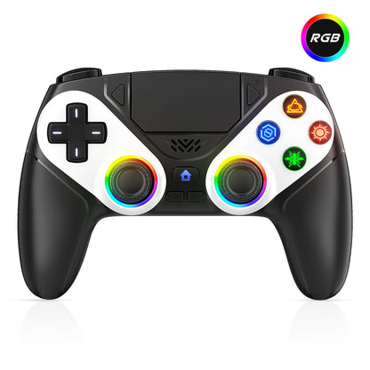 Controller for Playstation 5/PS5/PS5 Pro/Slim/PC,Wireless Gamepads RGB Joystick Turbo/Marco Program Dual Vibrate Game Controle
