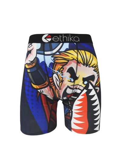 ETHIKA Men's Underwear Boxers Sexy Fashion Print Panties Lenceria Man Underpants Boxershorts Trunks Mens Boxer Briefs PLus Size