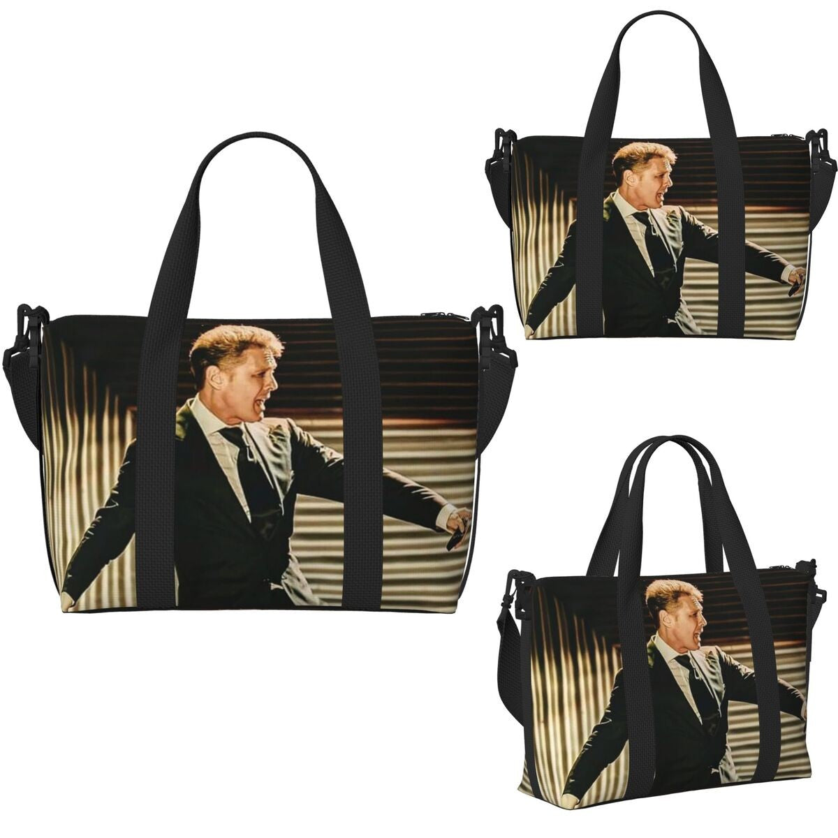 El Sol De Mexico Luis Miguel Beach Travel Bag Large Capacity Tote Bags for Gym Sport Women Shopping Duffle Shoulder Bag