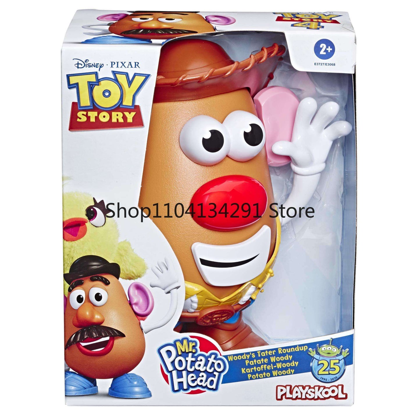 Coleção Original Disney Toy Story 4 Mr. Potato Head Mini Kit de Quatro Bonecos de Ação de Cinco Peças para Crianças Presente
