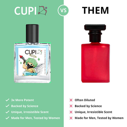 Cupid Hypnosis Perfume Original Eau de Parfum Infused Cologne for Men Long Lasting Pheromone Fragrance for Men 50ml