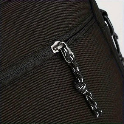 Men's Shoulder Bag with Leaf Design "Not Cheap Just Rich" Slogan Fashion Portable Male Small Crossbody Bags Leisure Phone Bag