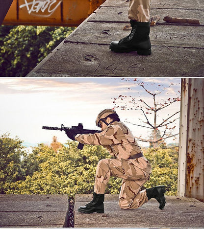 2024 Autumn and Winter Wolf Men's Hight-Top Desert Fans Delta Boots