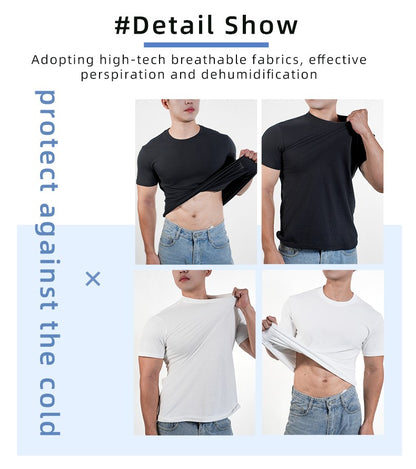 3pcs Mens Plain T-Shirt Casual 100% Cotton Slim Fit Short Sleeve Fitness Top Gym Clothes Soft Male White Black Big Size T Shirt