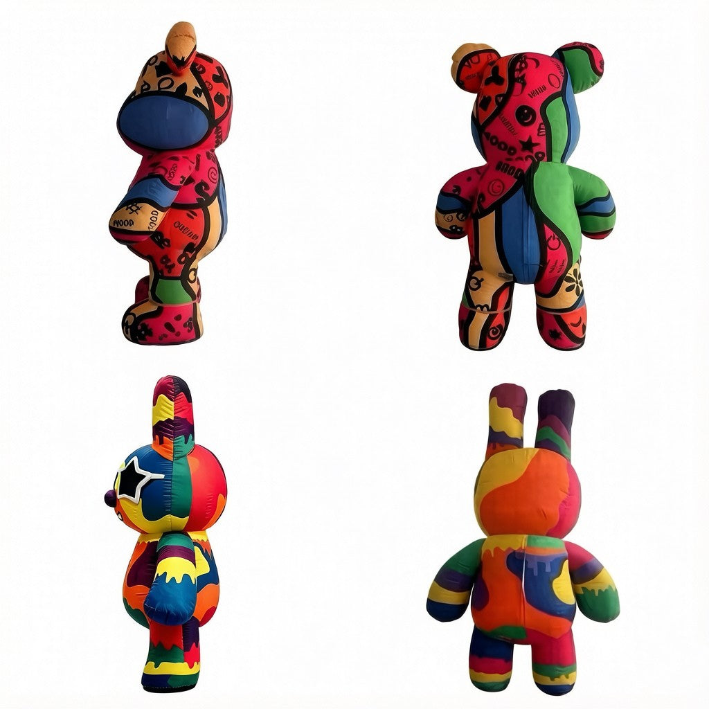 Inflatable Cartoon Doll Costume, Wearable Walking Mascot For Adults