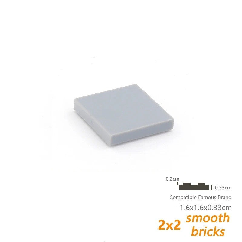 10 Peças de Quebra-Cabeça de Partículas 3068 2x2 Kit de Blocos de Construção de Pneu Placa de Alta Tecnologia Painel de Luz Tijolos Brinquedos Presentes Infantis