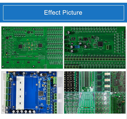 Máquina SMD para Fabricação de Circuitos Integrados SMT550 Máquina de Colocação e Seleção de Componentes Eletrônicos com 4 cabeças e 50 alimentadores