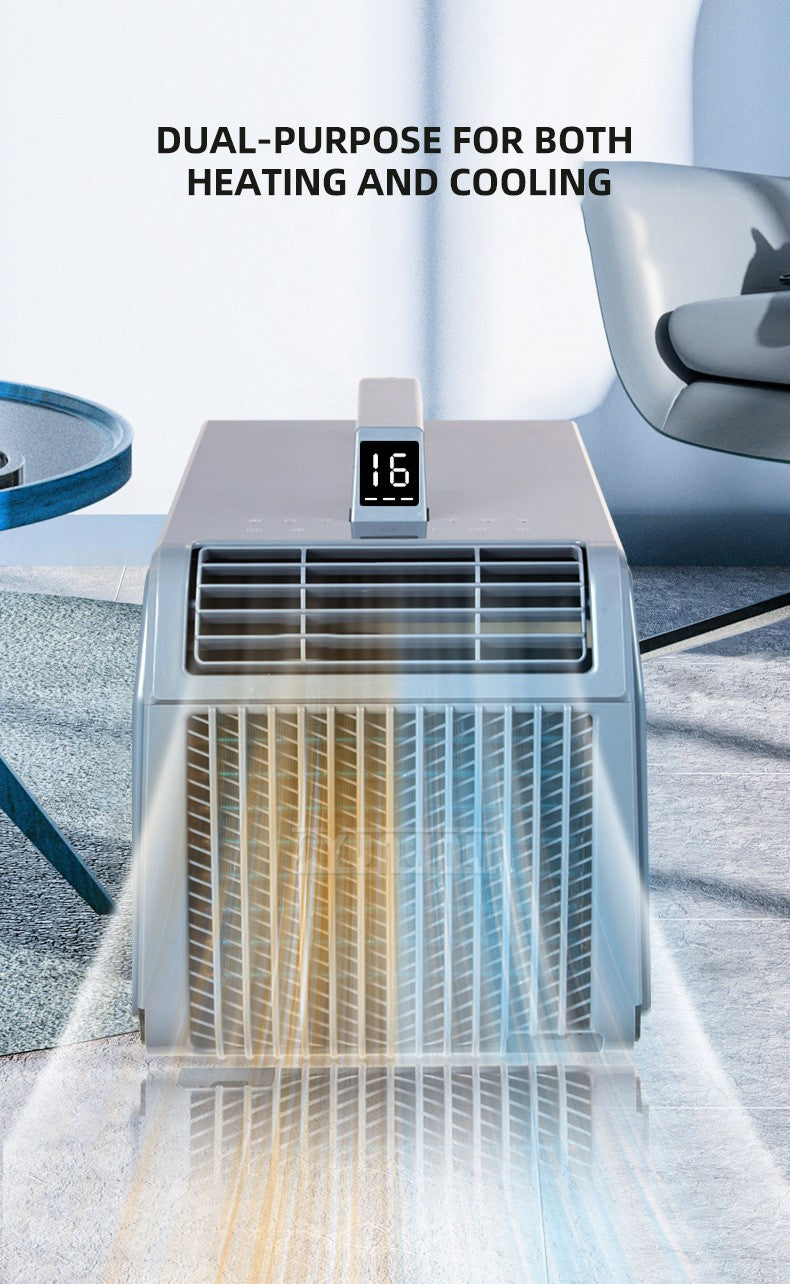 Aparelho de Ar-Condicionado Portátil para Barraca de Acampamento, Quente e Frio, Controle de Clima, Aquecedor, Resfriador, Unidade de Ar-Condicionado Móvel