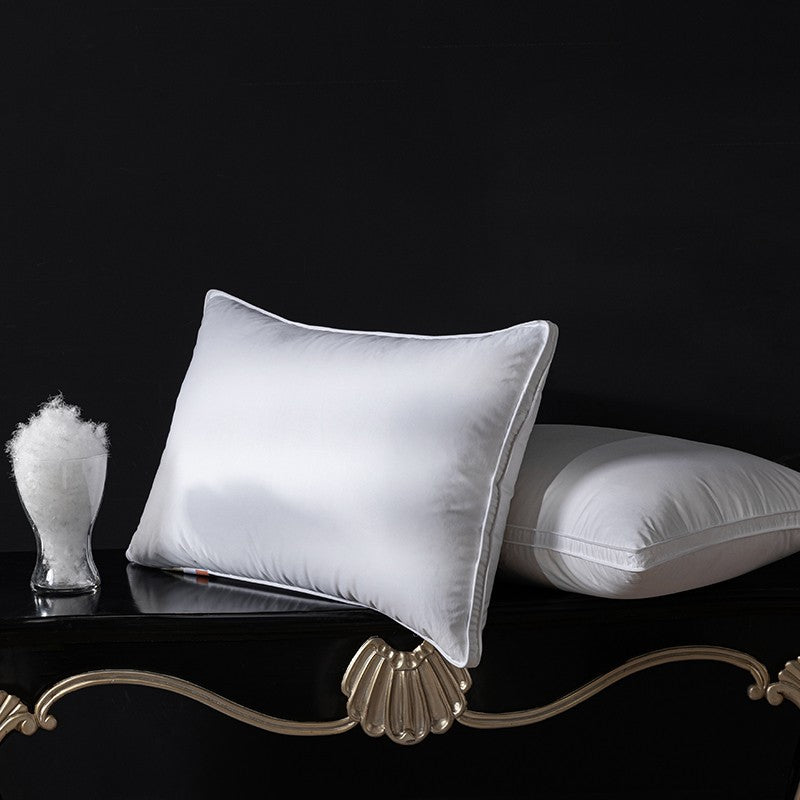 95% Pure Goose Down Pillow 1200TC Anti - Drill Pima Fabric 1000 Cleanliness 1000+ Loft Multiple Sizes (50x70cm etc.)