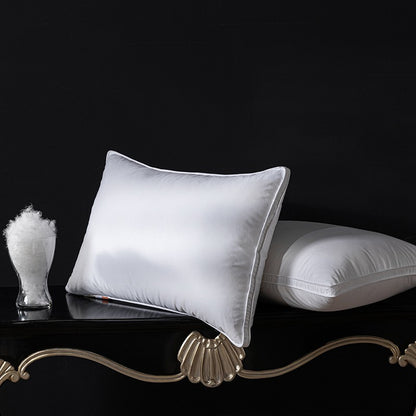 95% Pure Goose Down Pillow 1200TC Anti - Drill Pima Fabric 1000 Cleanliness 1000+ Loft Multiple Sizes (50x70cm etc.)