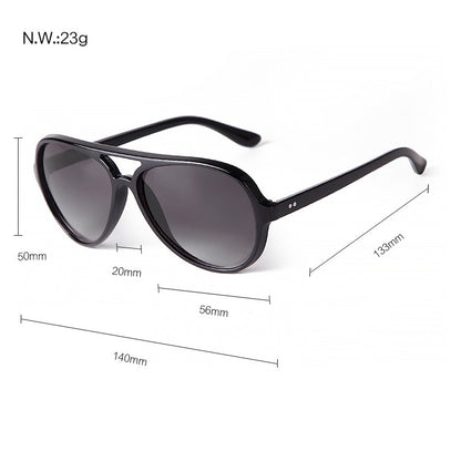MIZHO 4125 Trendy Women Sunglasses Unisex Brand Designer Plastic Pilot Polarized UV Protector Sun Glasses Ladies