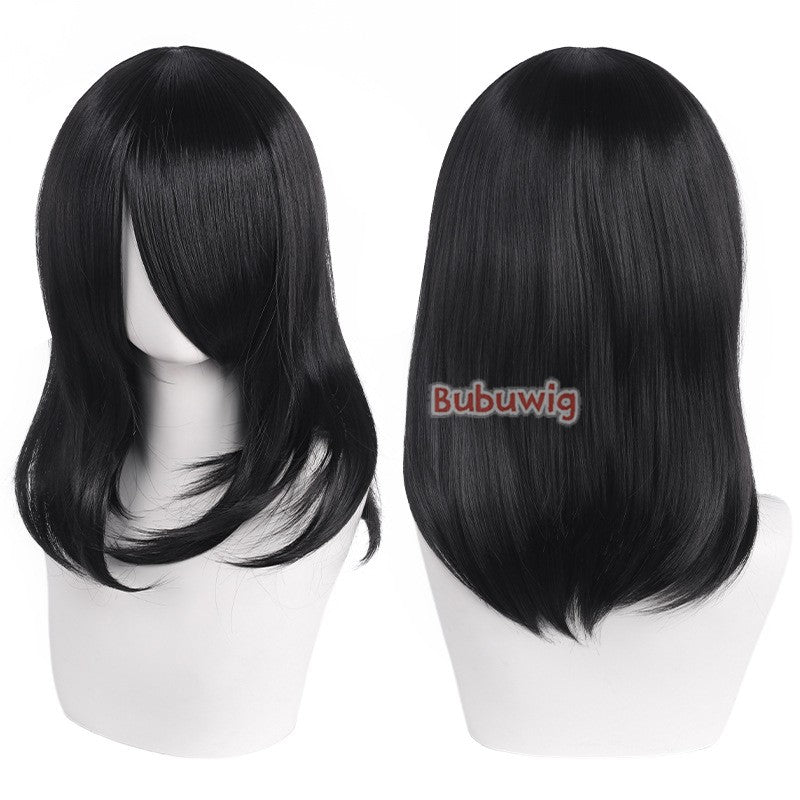 Bubuwig Synthetic Hair 30 Colors 40cm Long Straight Anime Fashion Lolita Cosplay Wigs Pure Color Blue Blonde Wig Heat Resistant
