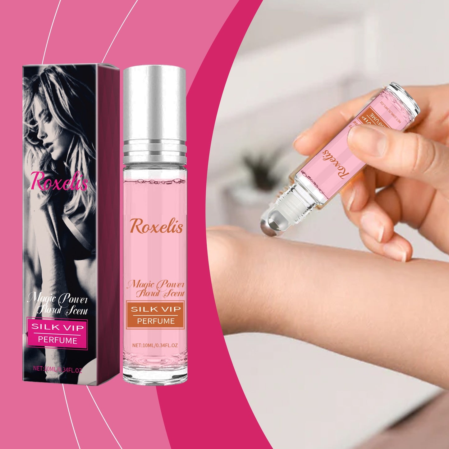 Roxelis Ball Floral Perfume Last Fragrance Portable Perfume Charming Charm Perfume Pheromone Fragrance Perfume Charm Fragrance