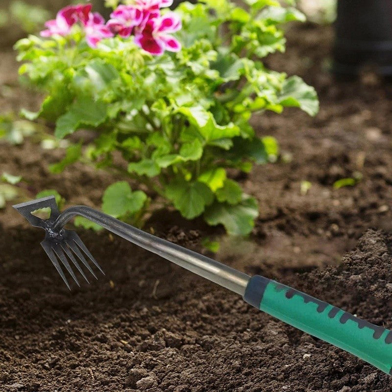 Garden Weeder Tools Planting Shovel Manual Grass Rake Loosening Soil Plowing Rooting Remove Digging Agricultural Hand Tools